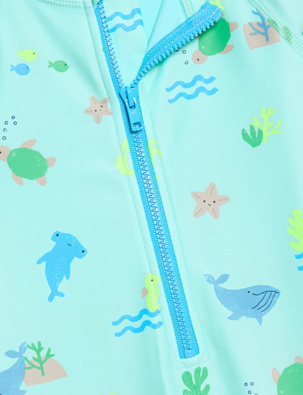 2pc Sealife Print Swimsuit and Hat (0-3 Yrs) 4 of 4
