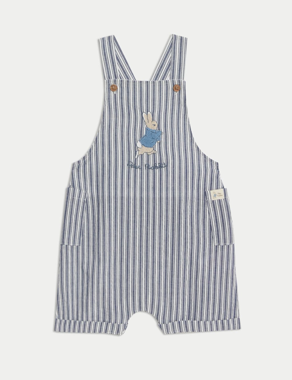 3pc Pure Cotton Peter Rabbit™ Striped Outfit (0-3 Yrs) 3 of 7