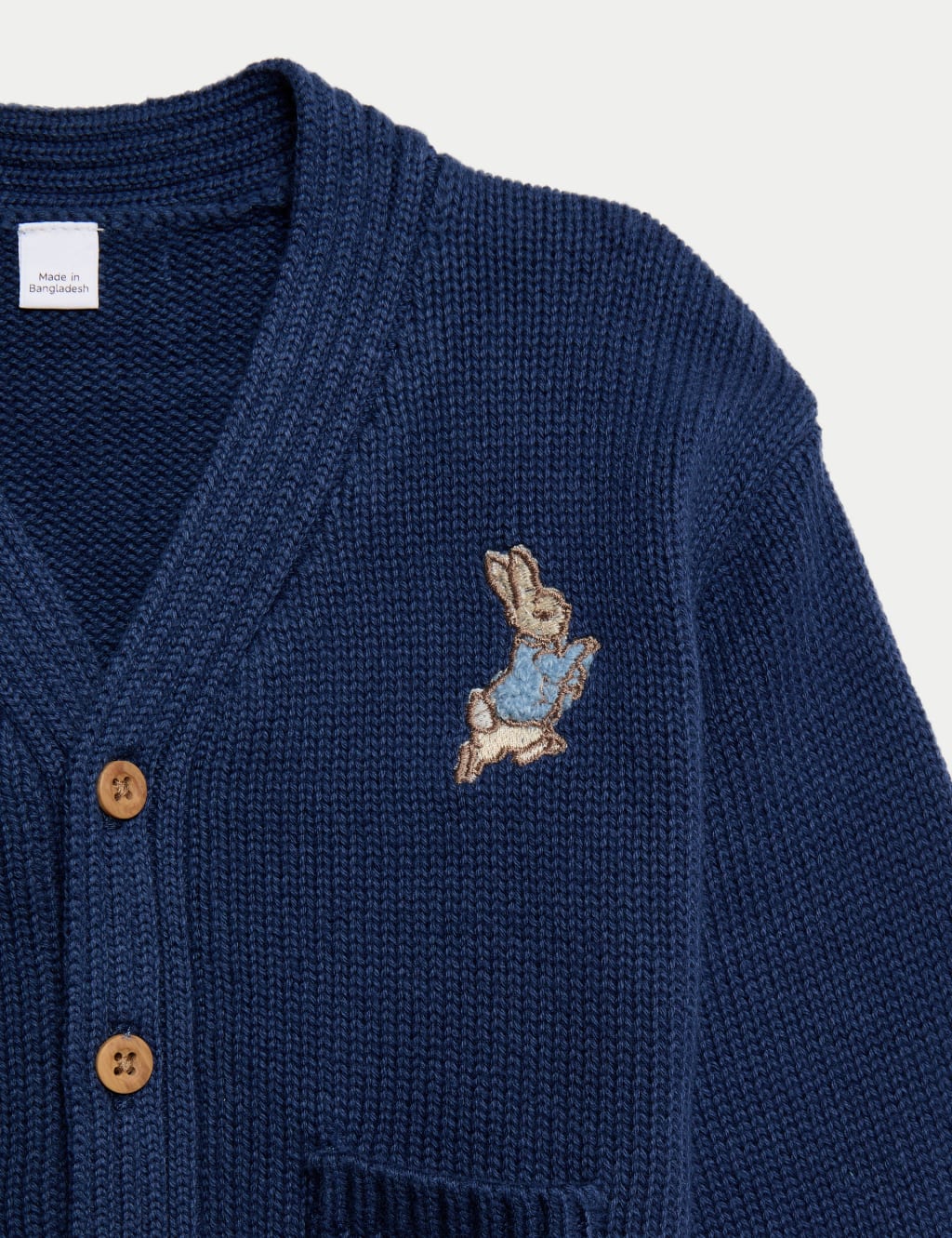Pure Cotton Peter Rabbit™ Cardigan (0 Mths-3 Yrs) 3 of 3
