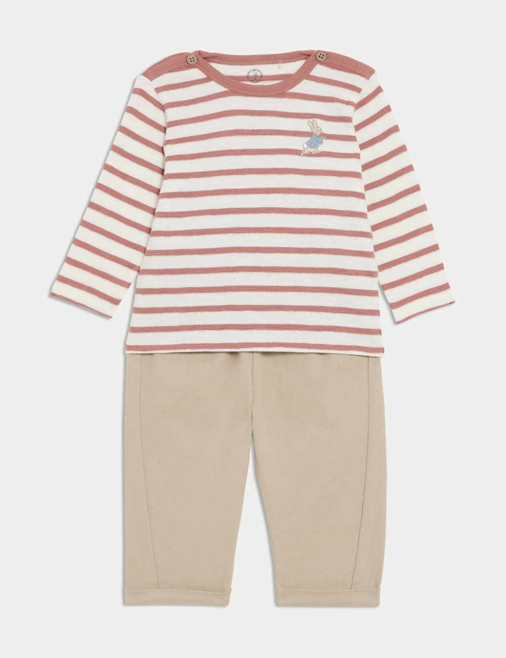 2pc Pure Cotton Peter Rabbit™ Outfit (0-3 Yrs) 1 of 6