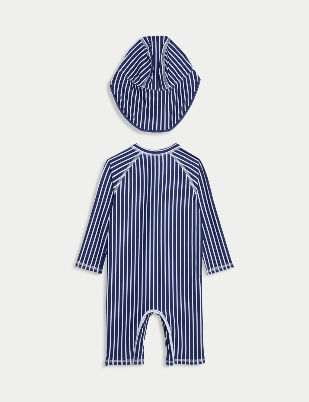 Striped Long Sleeve All In One (0-3 Yrs) 2 of 4