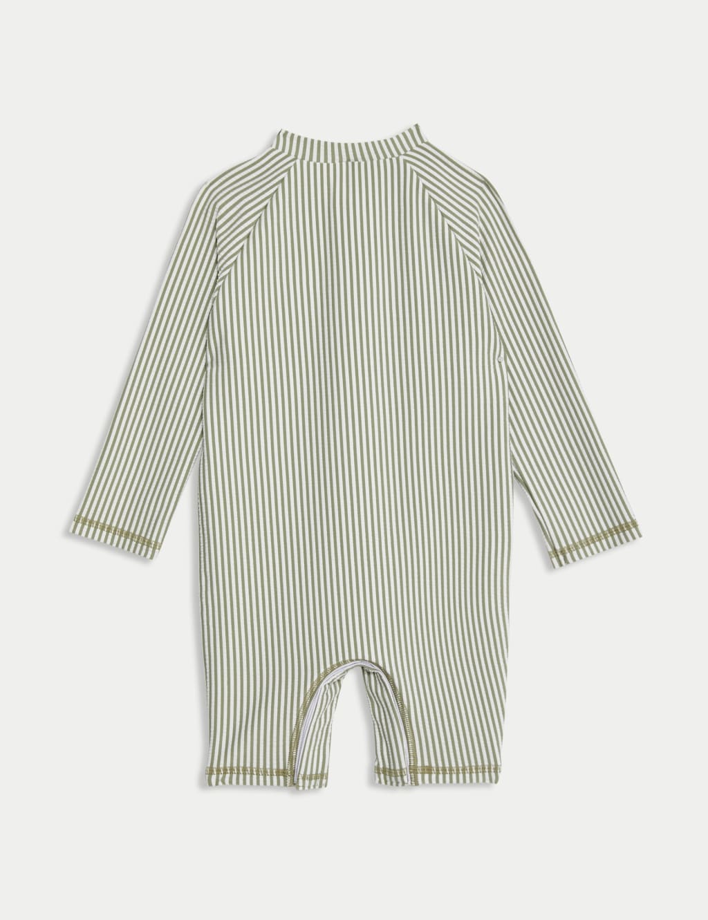 Striped Long Sleeve Swim All In One (0-3 Yrs) 2 of 3