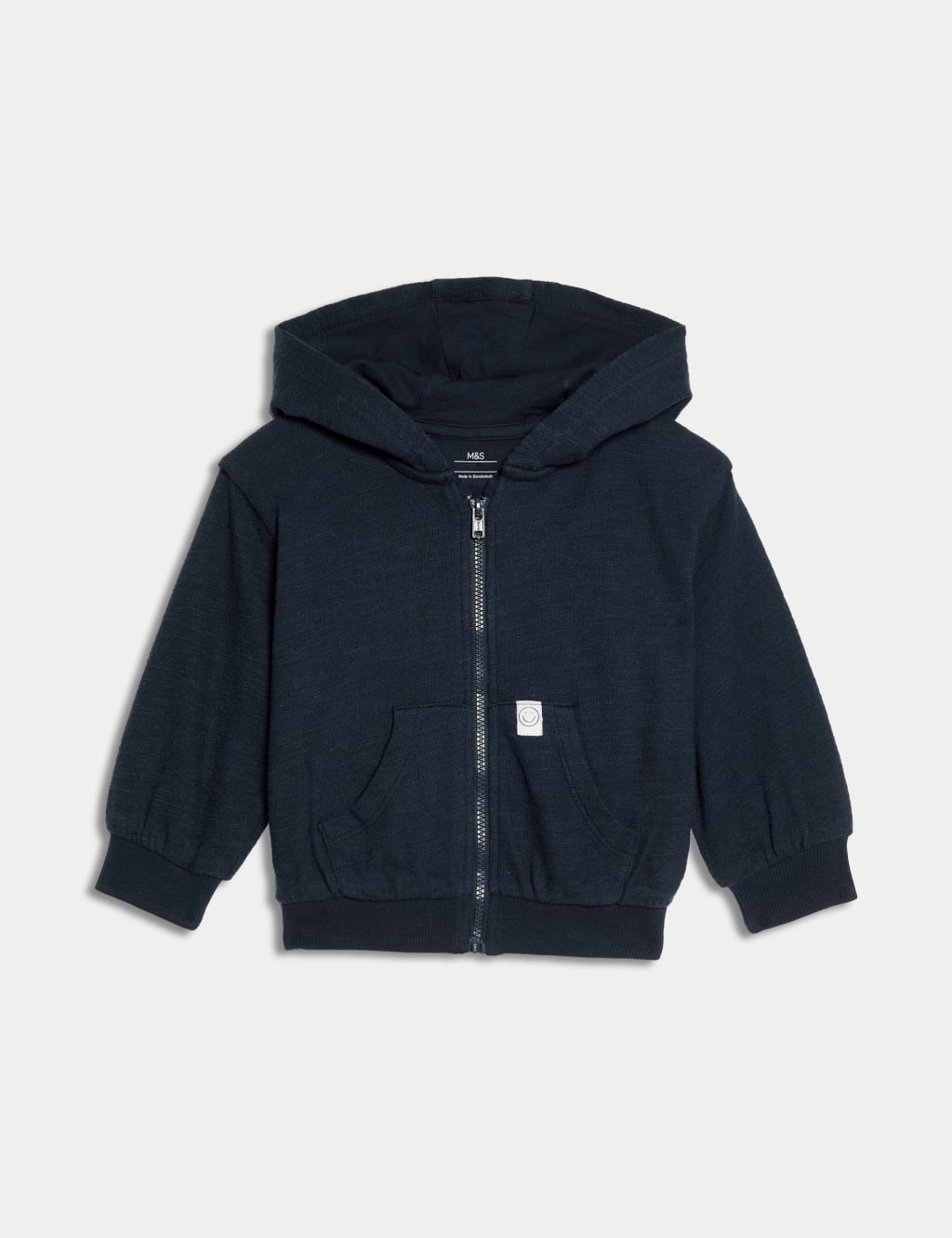 Pure Cotton Zip Hoodie (0-6 Yrs) 2 of 6
