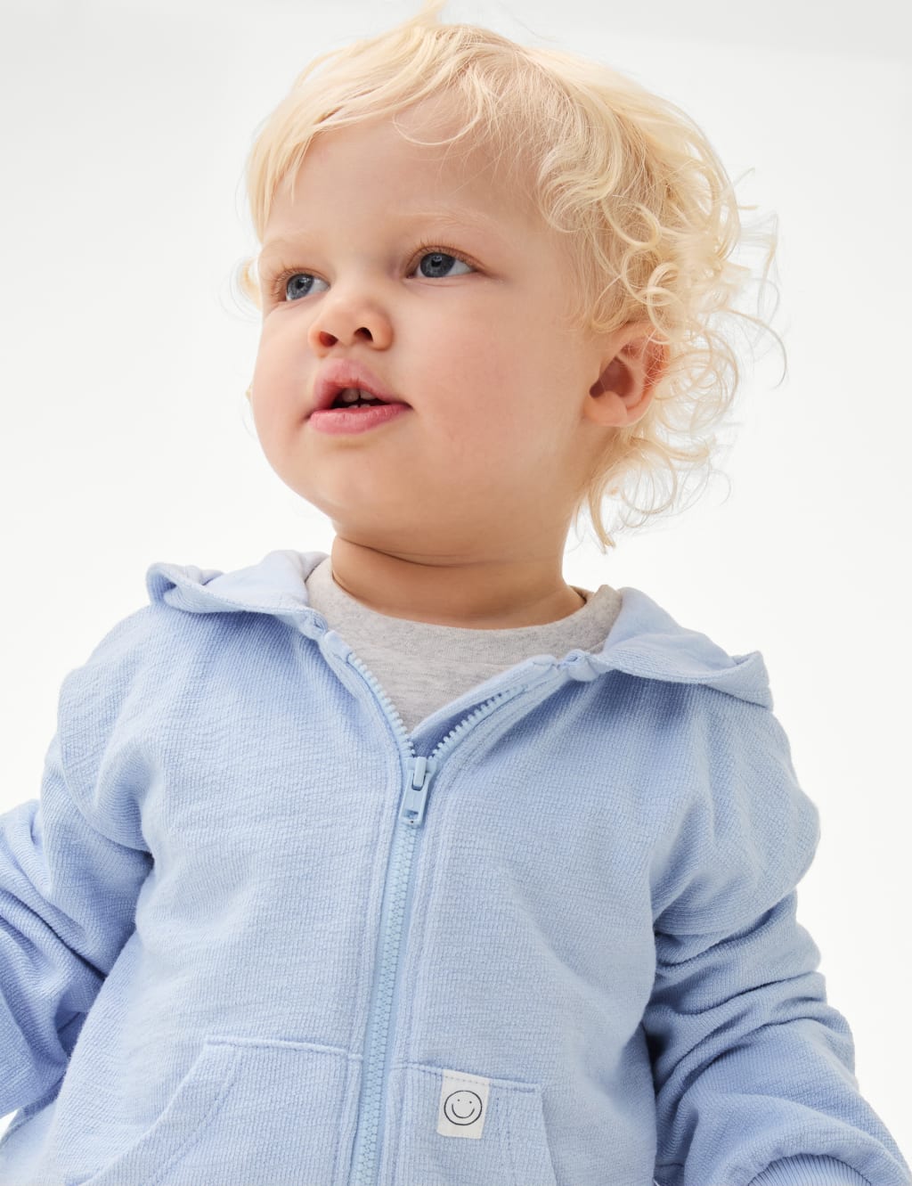 Pure Cotton Zip Hoodie (0-6 Yrs) 6 of 7