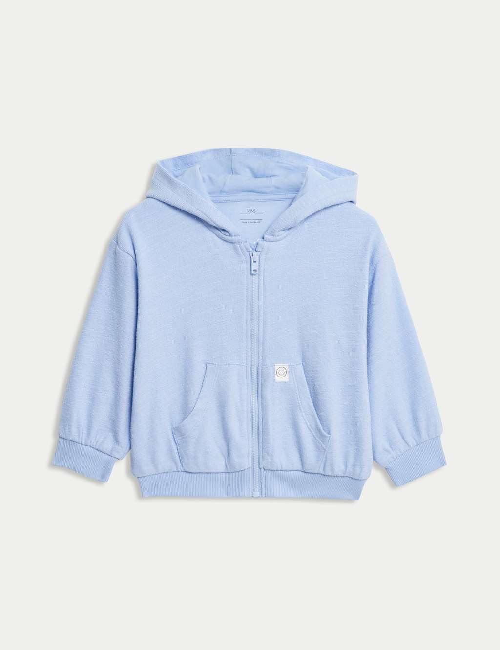 Pure Cotton Zip Hoodie (0-6 Yrs) 2 of 7