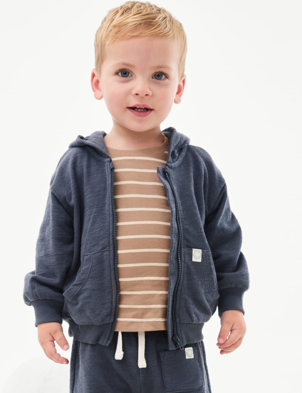 Pure Cotton Zip Hoodie (0-6 Yrs) 5 of 6