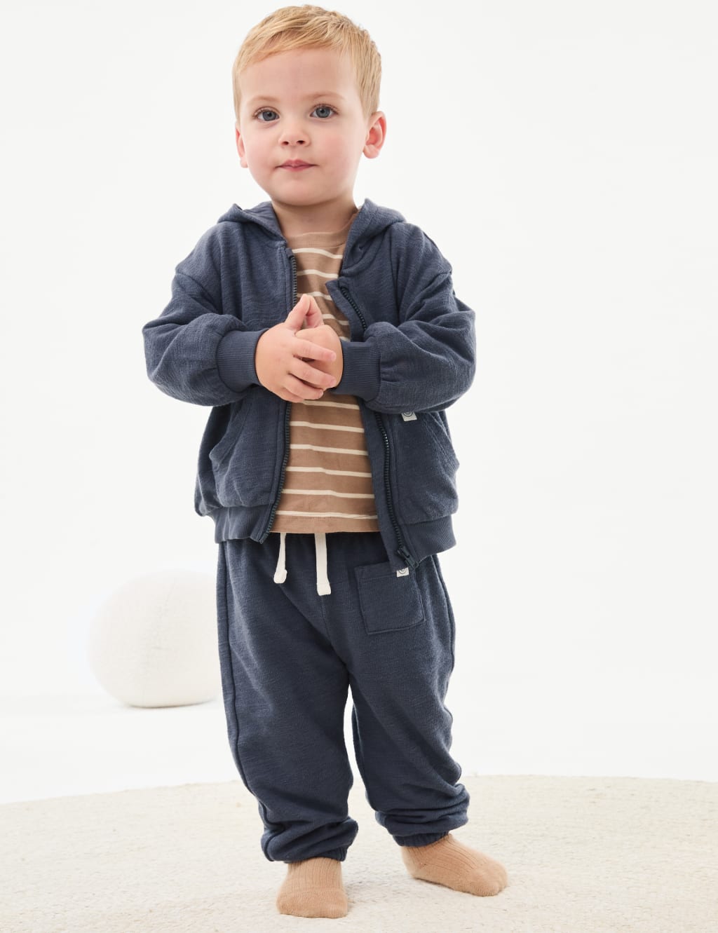 Pure Cotton Zip Hoodie (0-6 Yrs) 6 of 6