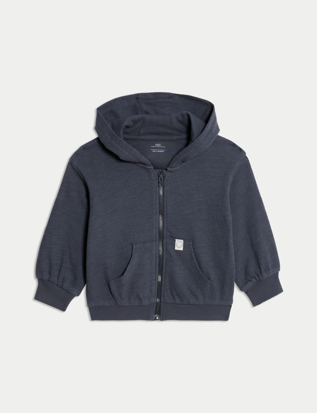 Pure Cotton Zip Hoodie (0-6 Yrs) 2 of 6