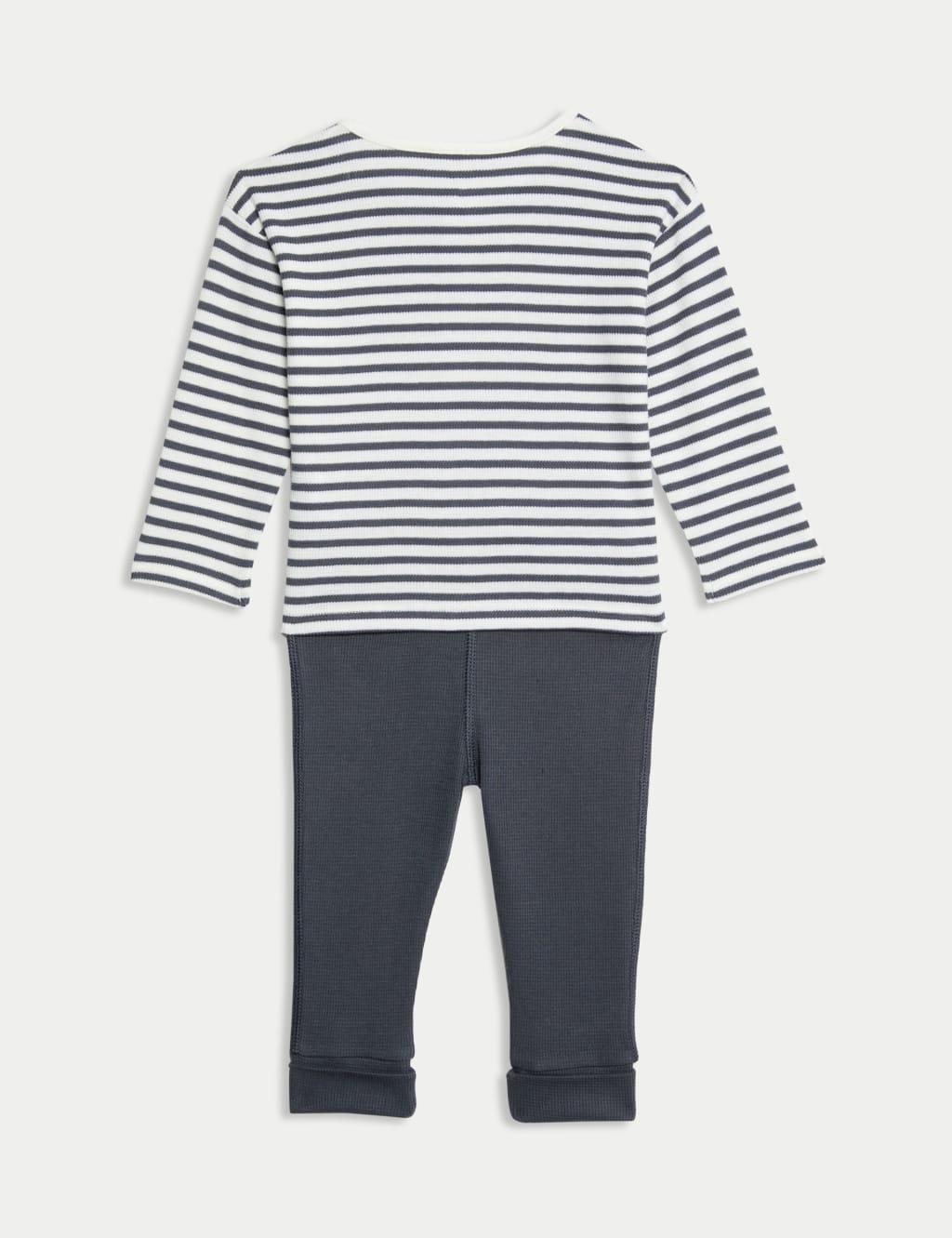 2pc Pure Cotton Striped Outfit (0-3 Yrs) 2 of 6