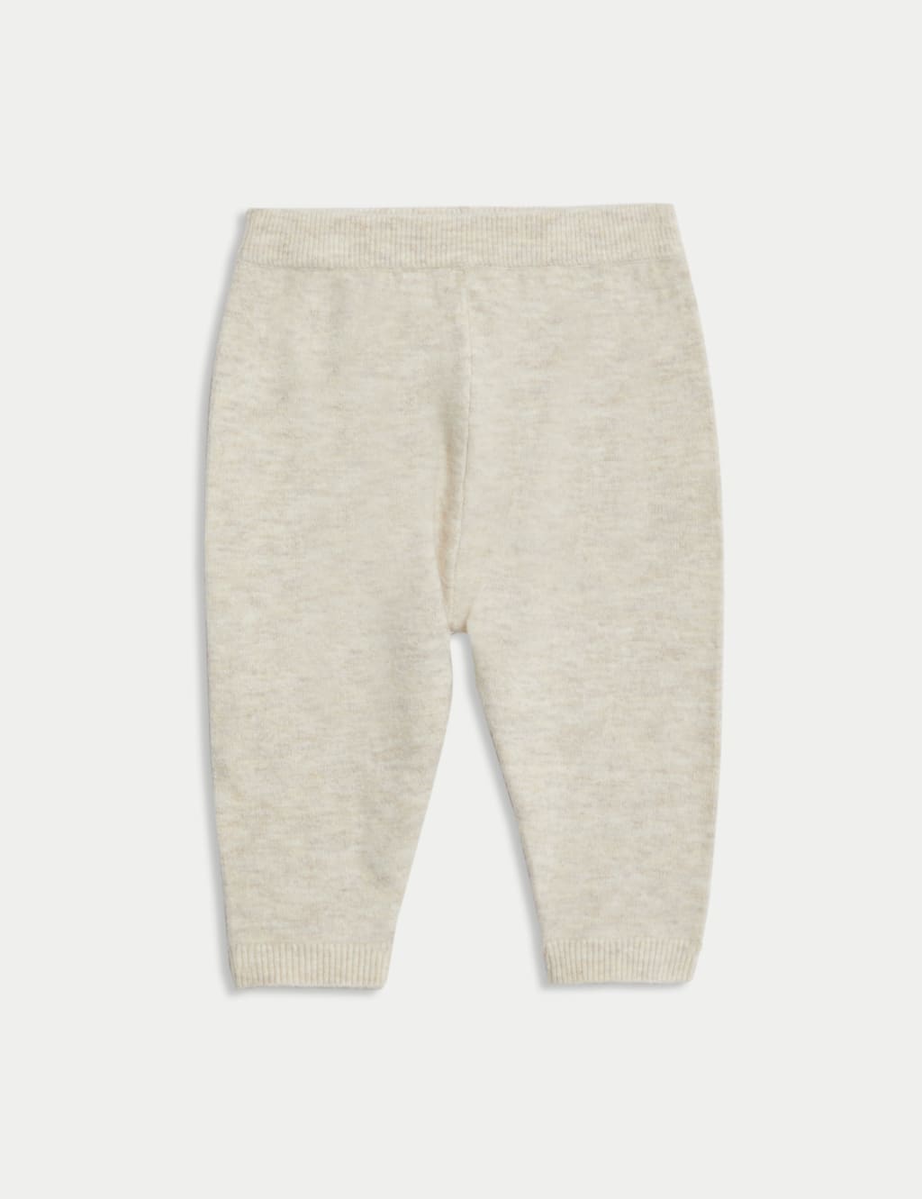 Knitted Elasticated Waist Joggers 0 3 Yrs