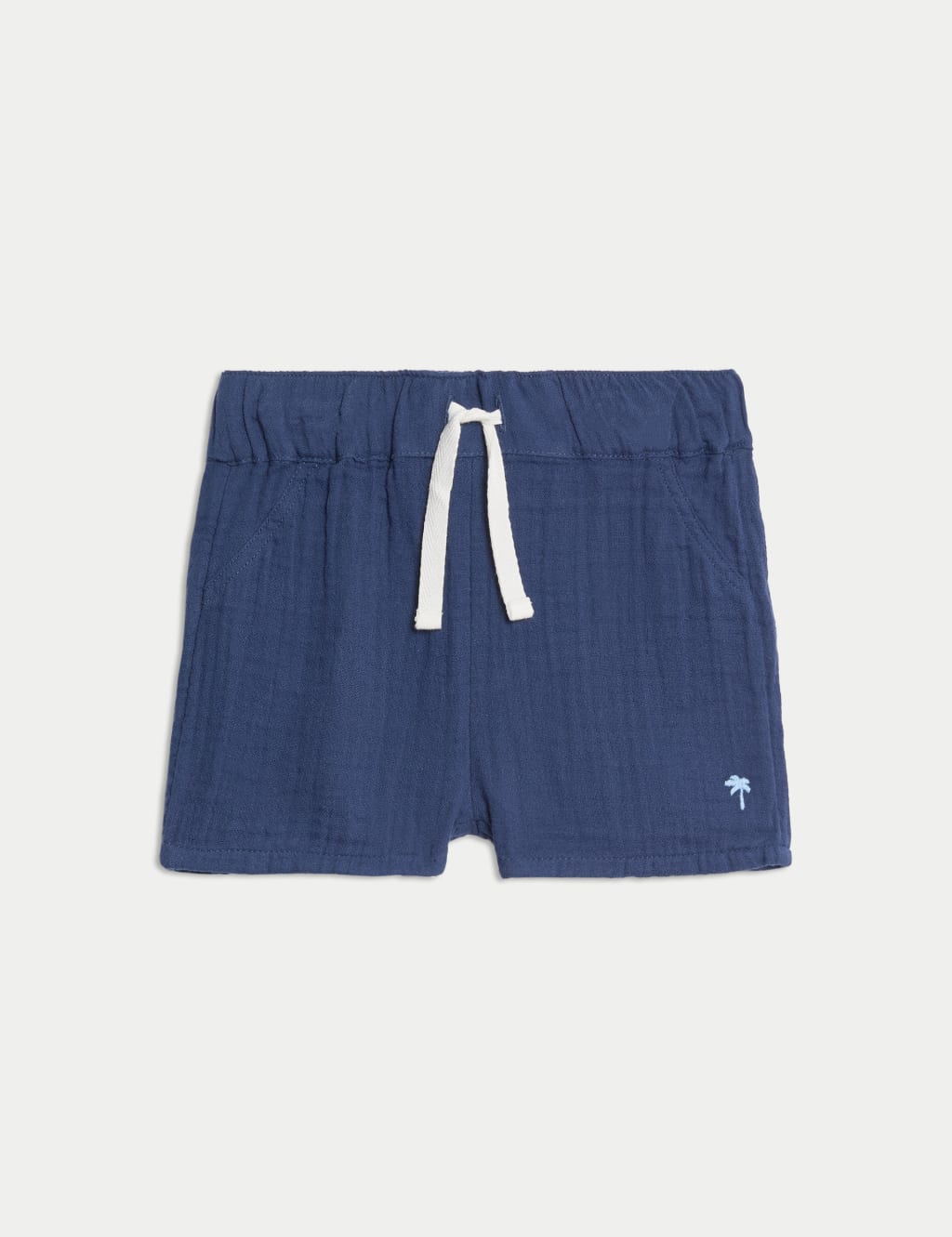 Pure Cotton Double Cloth Shorts (0-3 Yrs) 1 of 3