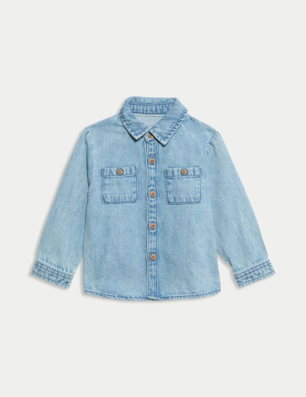 2pc Denim Shirt & T-Shirt Set (0- 6 Yrs) 3 of 6