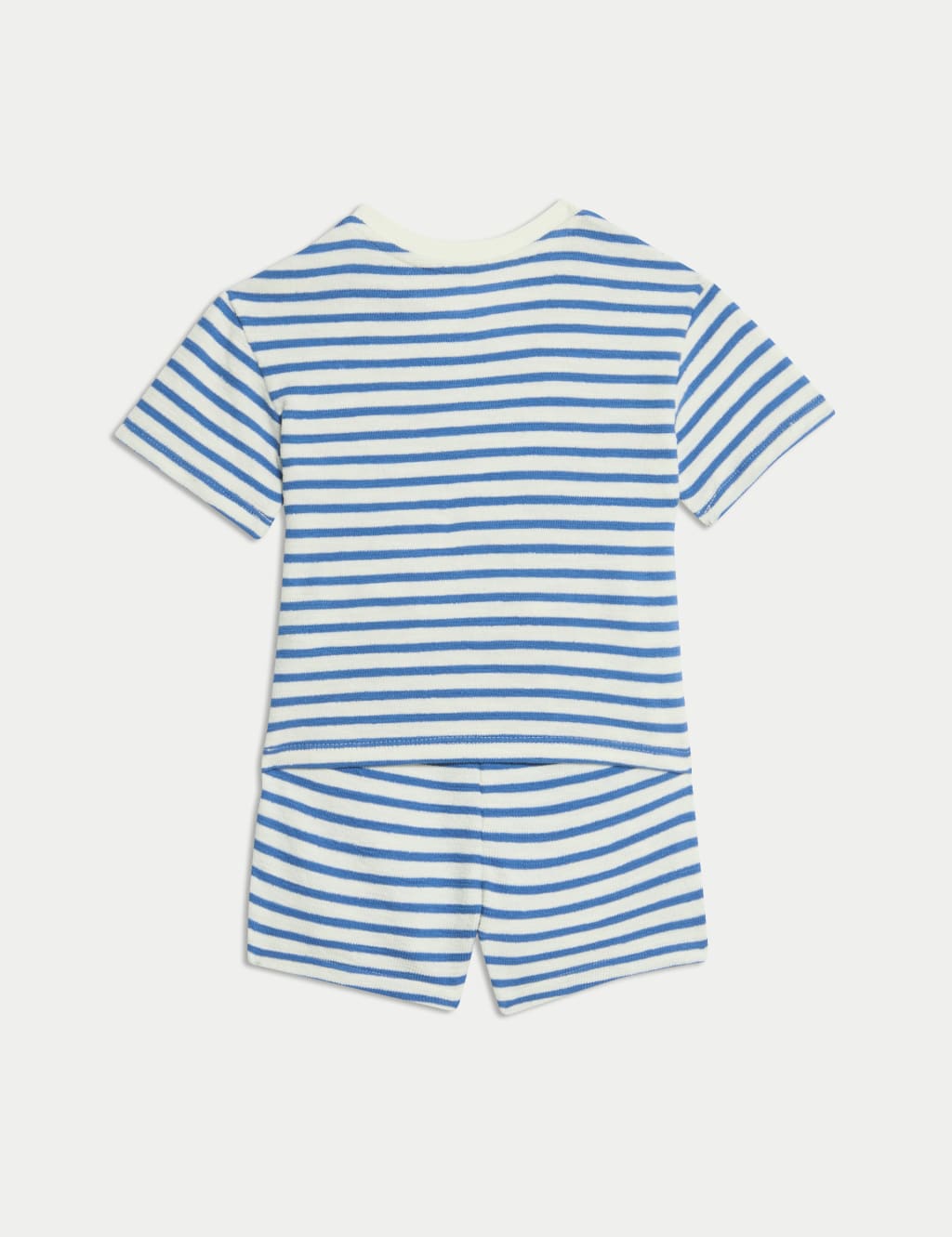 2pc Pure Cotton Striped Short Outfit (0-3 Yrs) 2 of 6