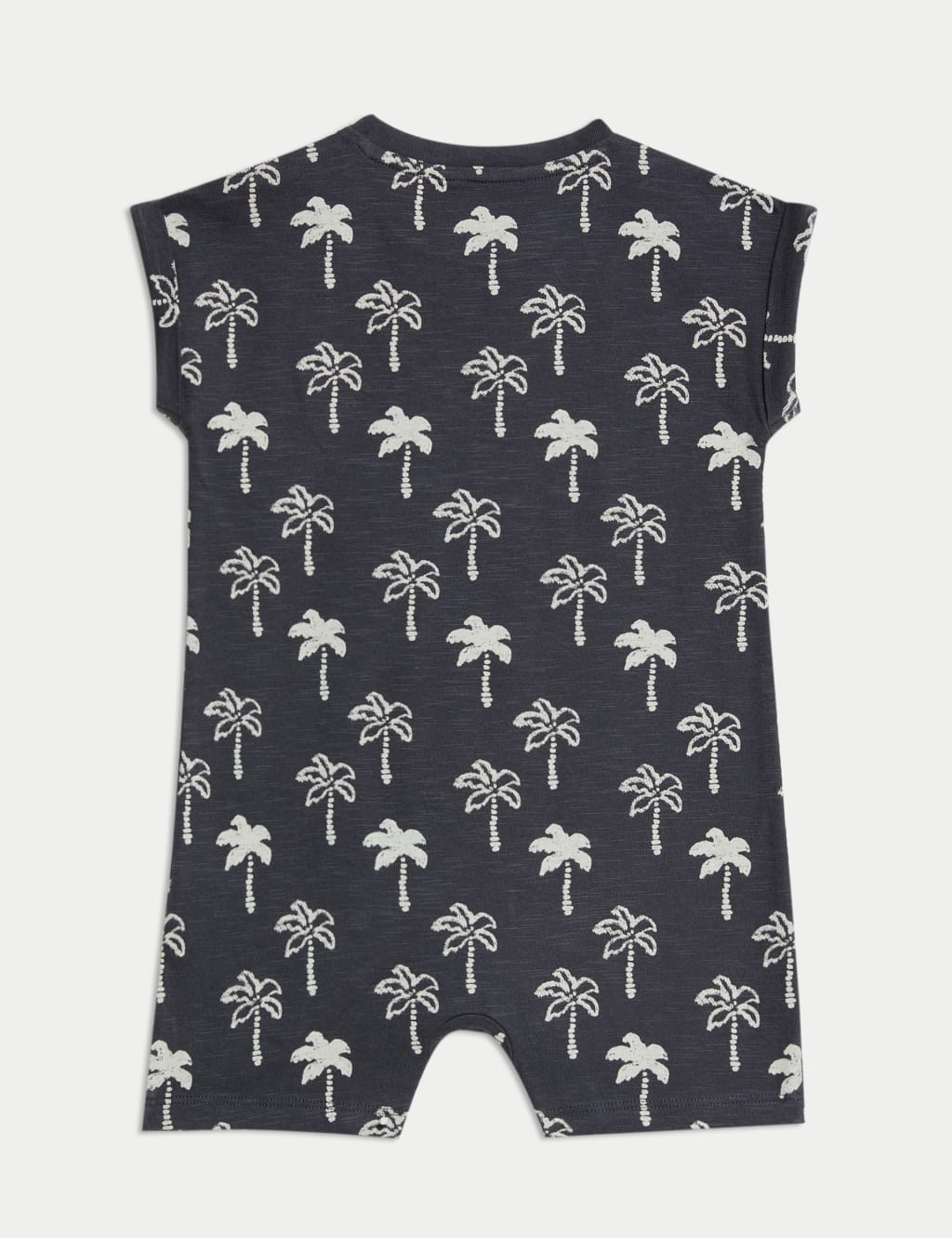 Pure Cotton Palm Tree Romper (0-3 Yrs) 3 of 5