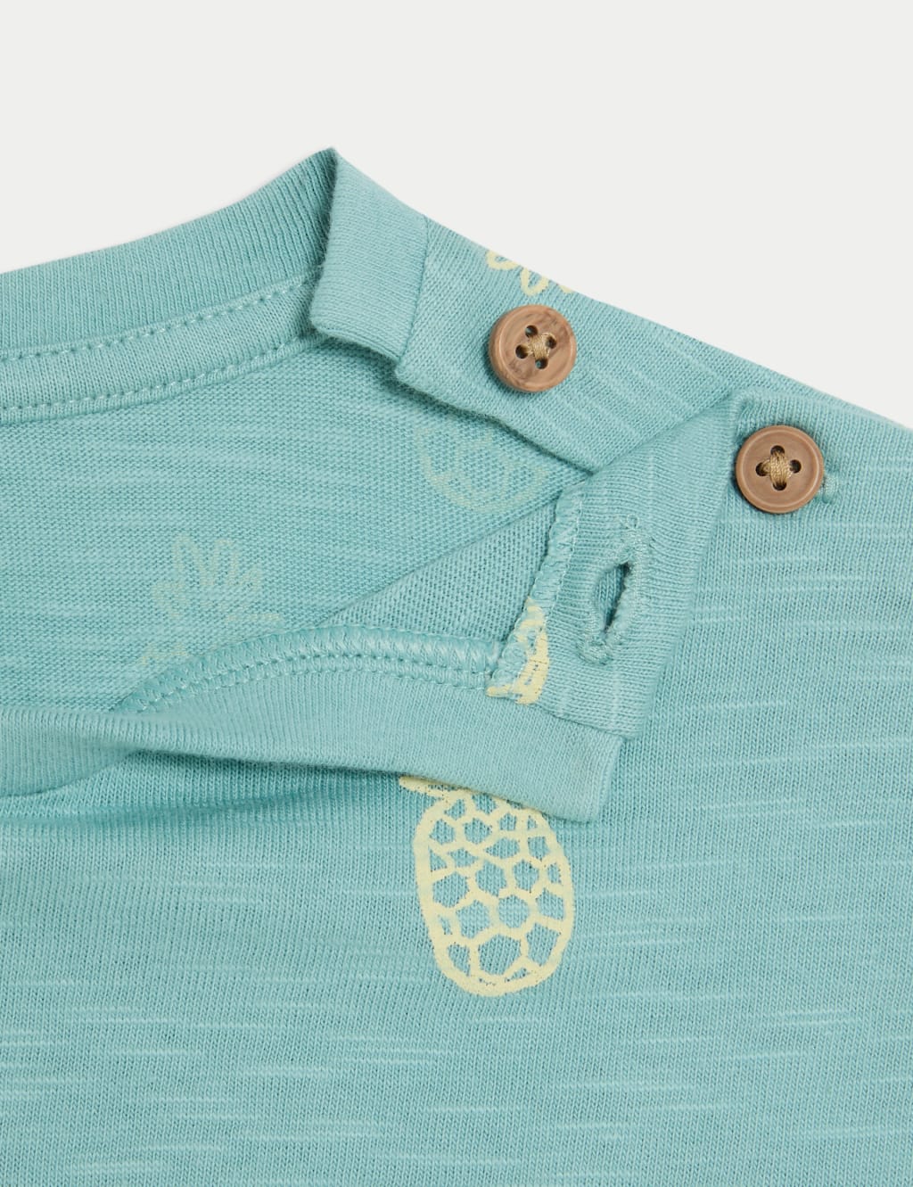 Pure Cotton Pineapple Print Romper (0-3 Yrs) 4 of 4