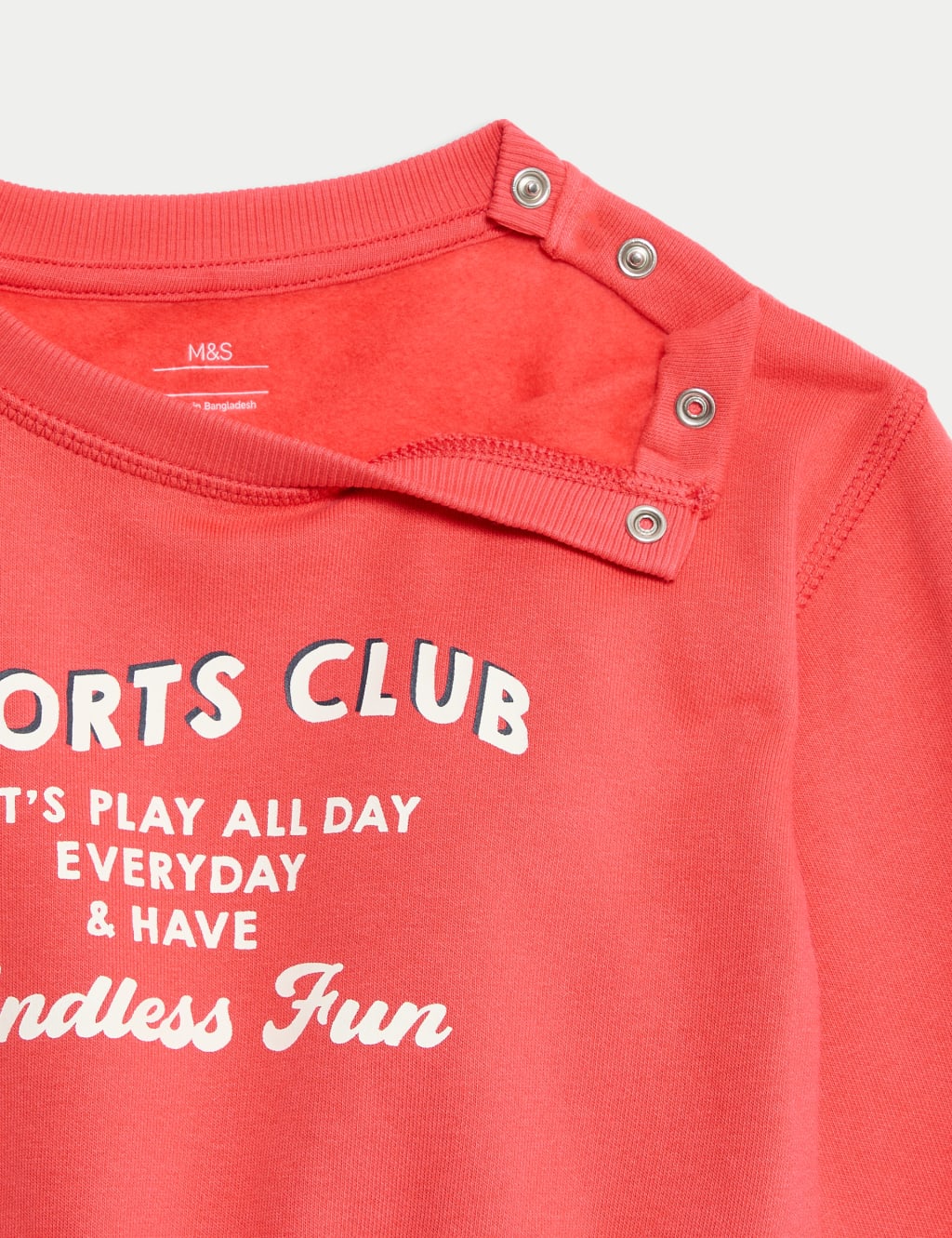 2pc Cotton Rich Sports Club Slogan Outfit (0-6 Yrs) 5 of 6