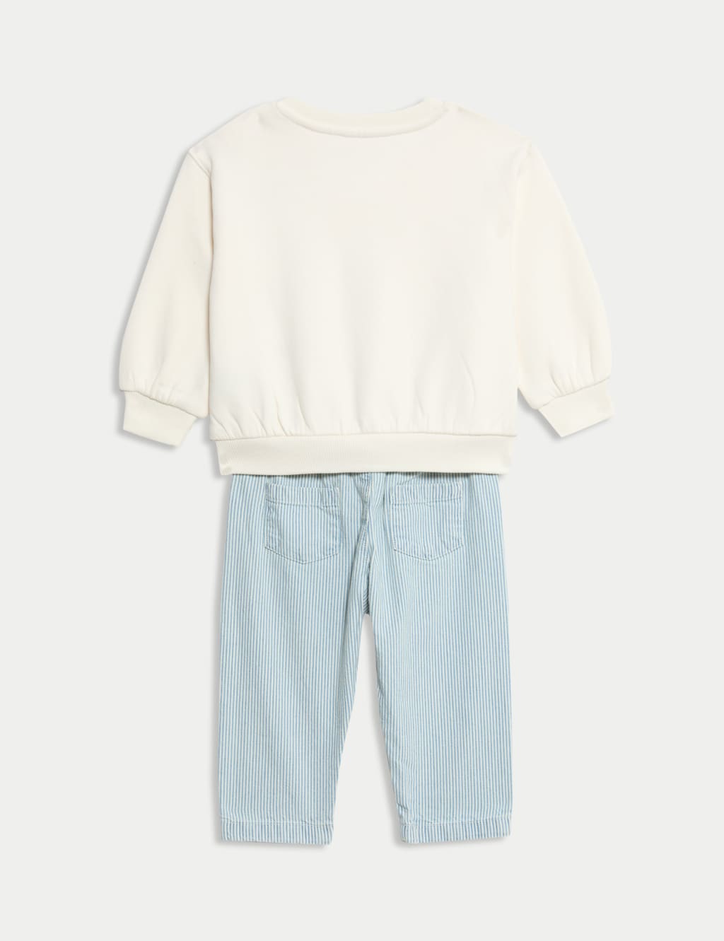 Cotton Rich Striped Top & Bottom Outfit (0-6 Yrs) 2 of 6