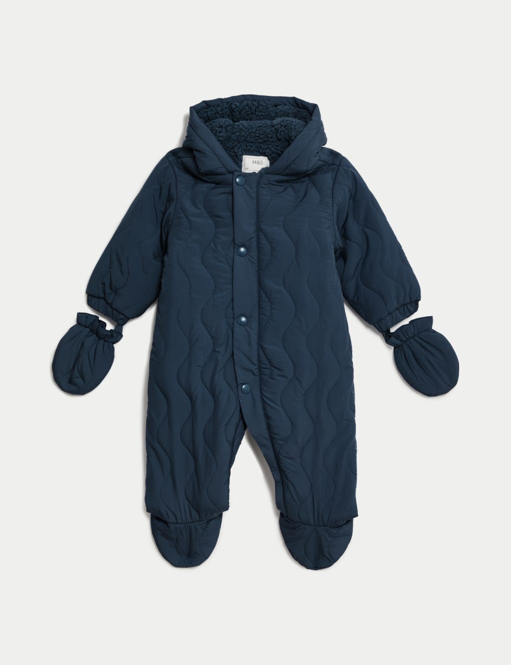 M&s baby girl snowsuit outlet
