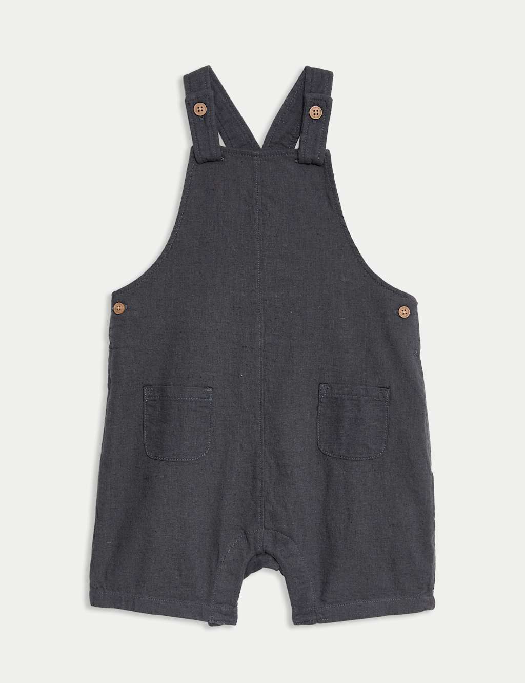 2pc Pure Cotton Palm Tree Bibshorts Outfit (0-3 Yrs) 3 of 6