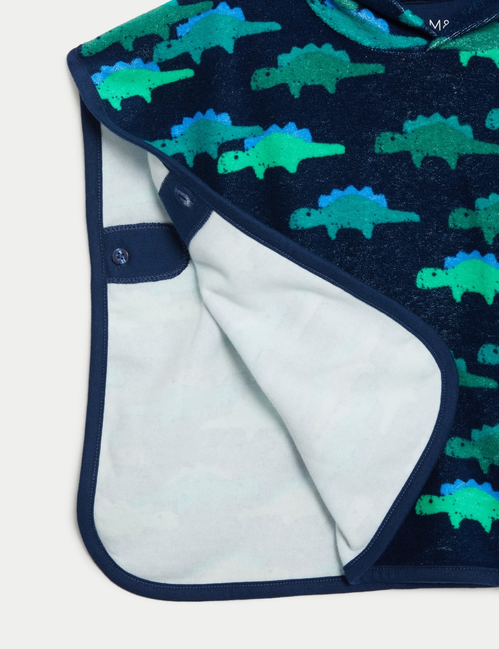 Cotton Rich Towelling Dino Hooded Poncho (0-3 Yrs) 3 of 3