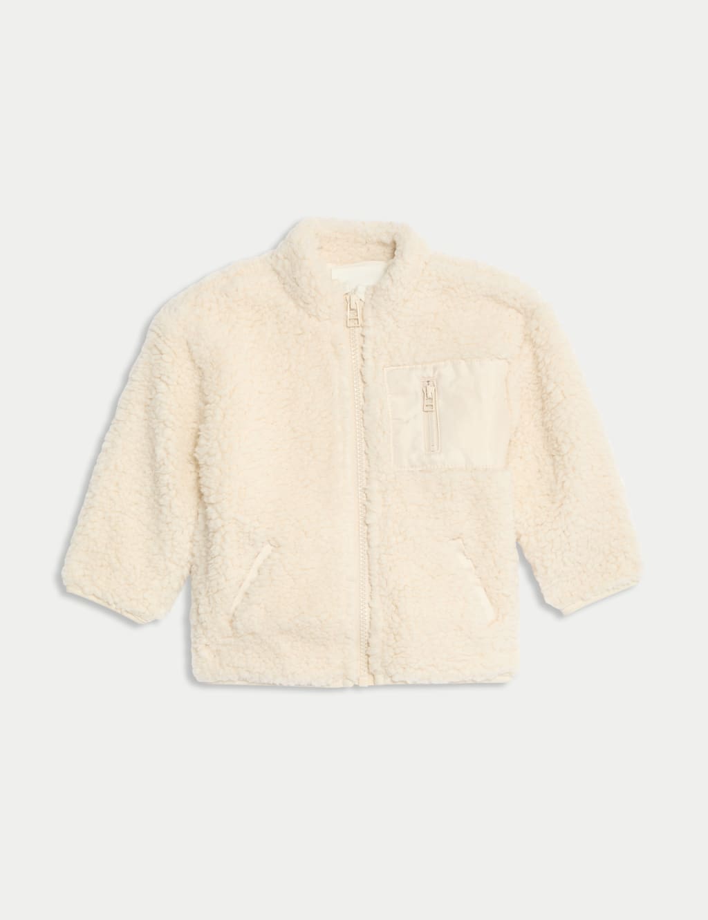 Zip Borg Jacket (0-3 Yrs) 2 of 5