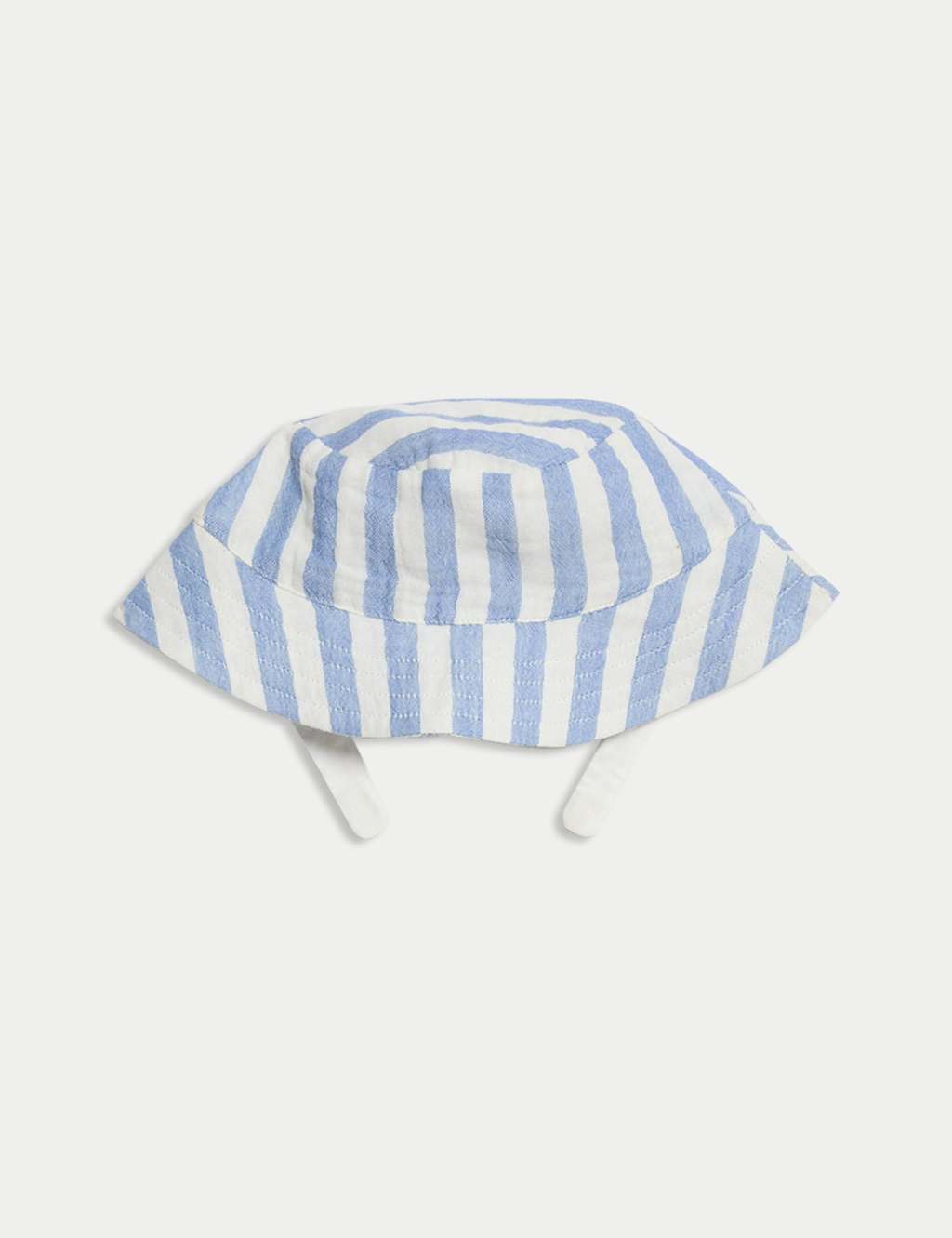 2pc Pure Cotton Blue Striped Romper Outfit (0-3 Yrs) 3 of 4