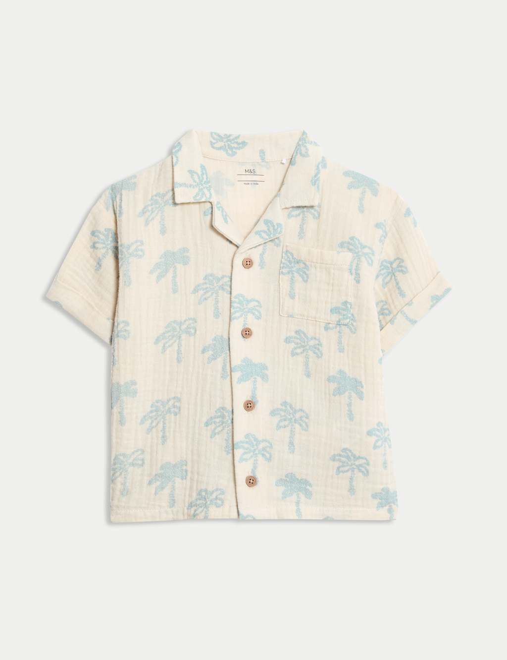 2pc Pure Cotton Palm Tree Top & Bottom Outfit (0 Mths - 6 Yrs) 3 of 6