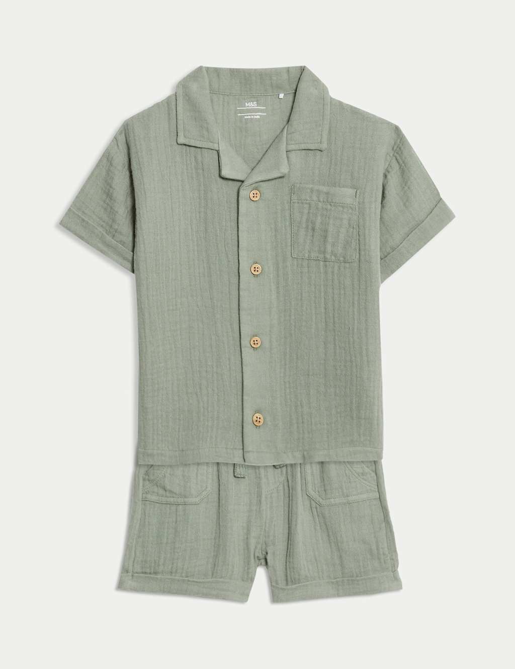 2pc Pure Cotton Top & Bottom Outfit (0-6 Yrs) 1 of 6