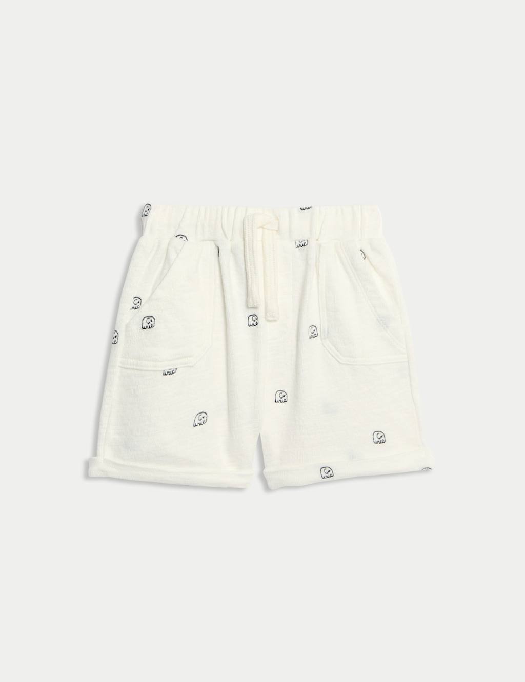 2pc Pure Cotton Embroidered Elephant Outfit (0-3 Yrs) 4 of 6