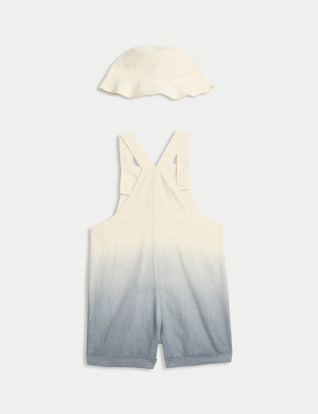 2pc Cotton Rich Ombre Bibshort Outfit (0-3 Yrs) 2 of 4