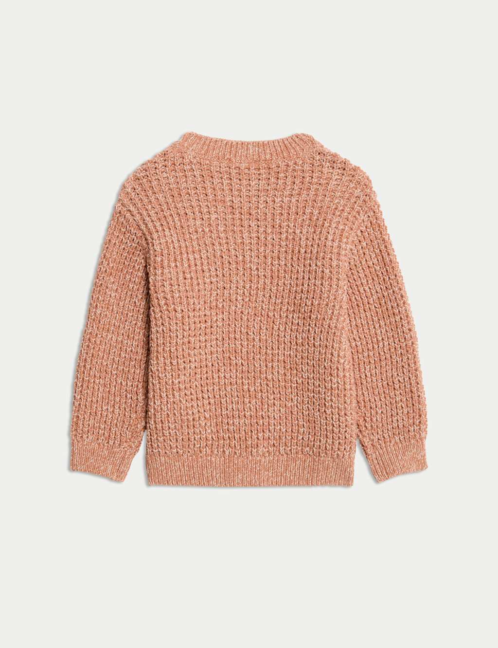 Pure Cotton Open Knit Jumper (0-3 Yrs) 2 of 3