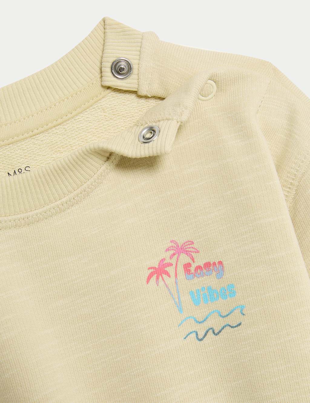 Cotton Rich Easy Vibes Crew Neck Sweatshirt (0 - 6 Yrs) 3 of 3