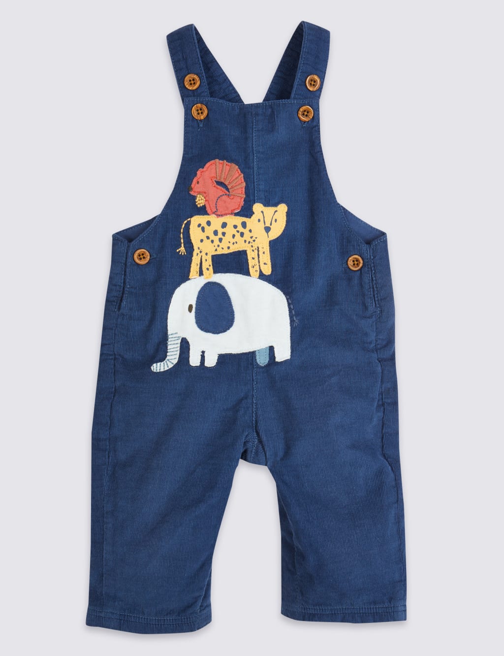 2pc Pure Cotton Dungarees Outfit (7lbs-36 Mths) 3 of 6
