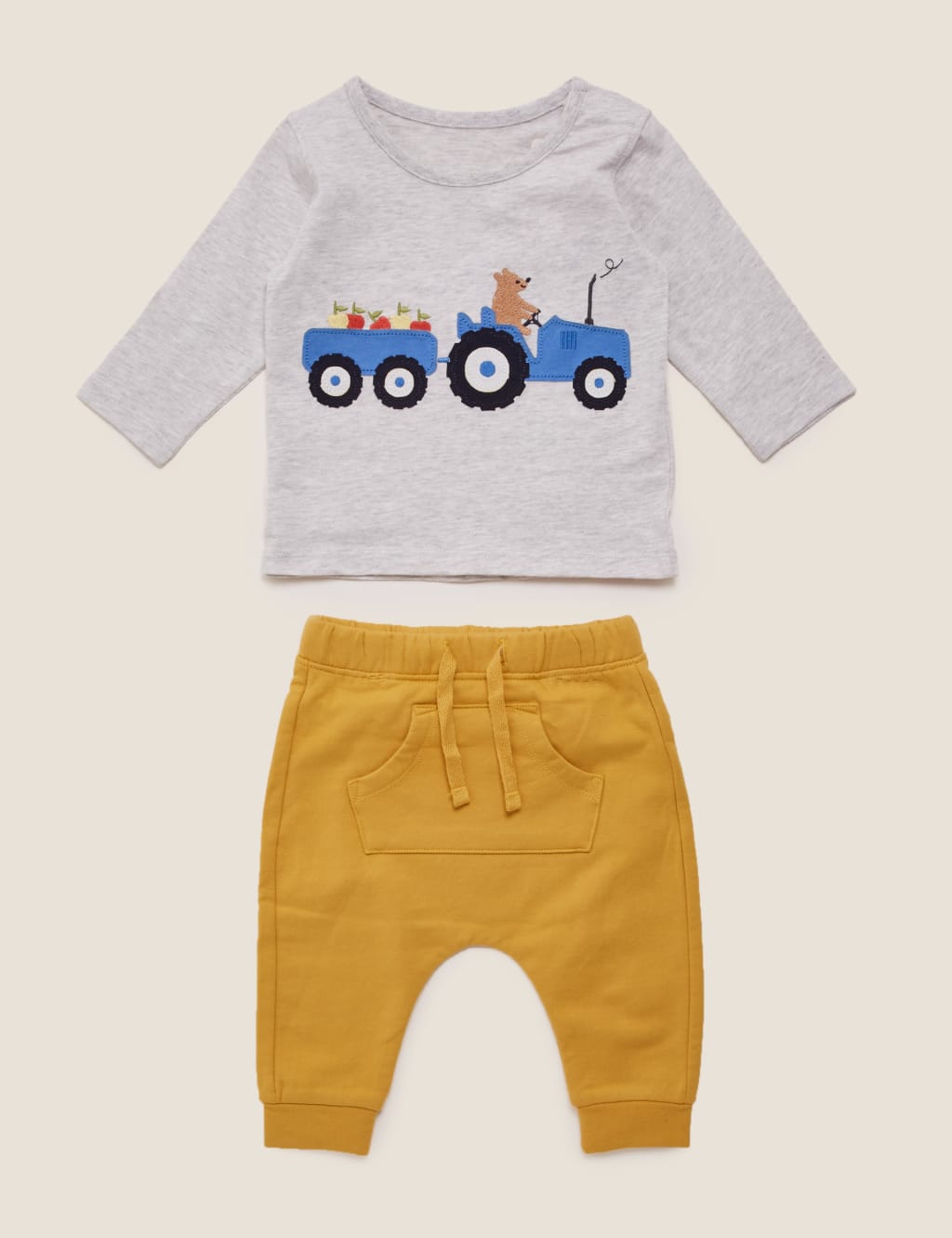 2 Piece Cotton Tractor Outfit (0-3 Yrs) 1 of 4