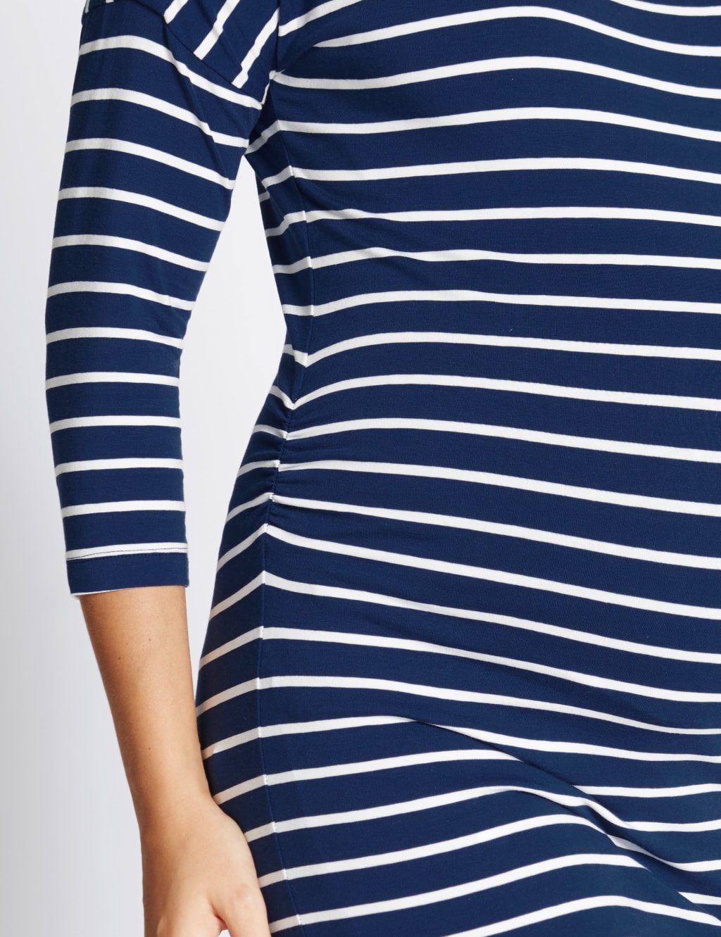 Maternity Nautical Striped Feeding Top 5 of 5