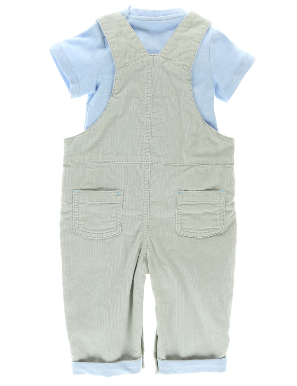 Dear Zoo 2 Piece Pure Cotton Dungaree & Bodysuit Outfit 5 of 5