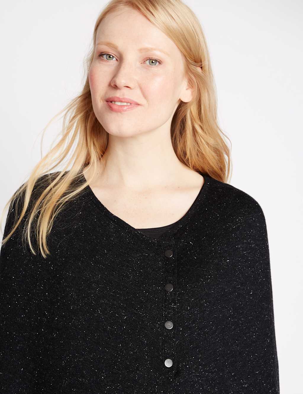 Maternity Twinkle Poncho Cape 4 of 4