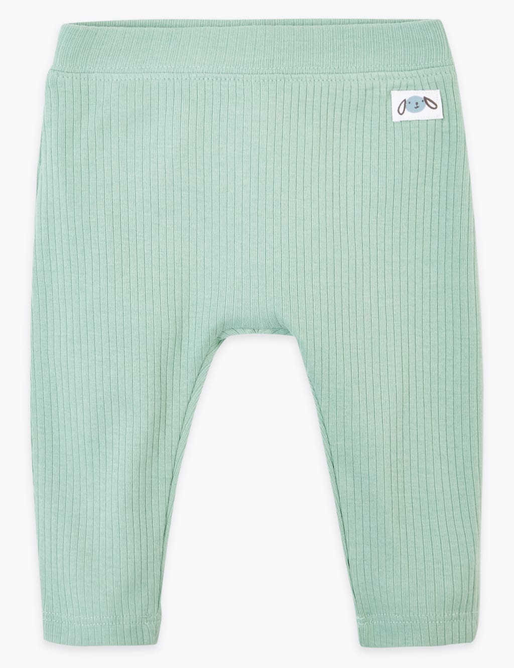 Cotton Ribbed Leggings (0-36 Mths) 1 of 3