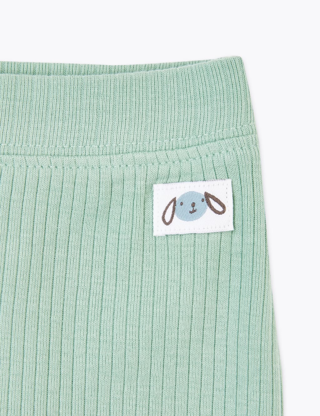 Cotton Ribbed Leggings (0-36 Mths) 3 of 3