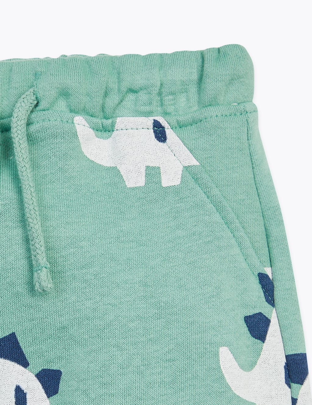 Cotton Dinosaur Print Joggers (0 -3 Yrs) 3 of 3