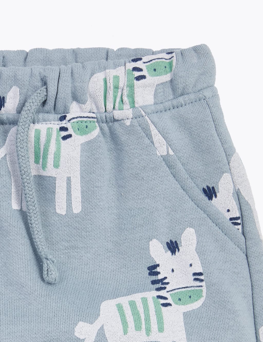 Cotton Rich Zebra Print Joggers (0-3 Yrs) 3 of 3
