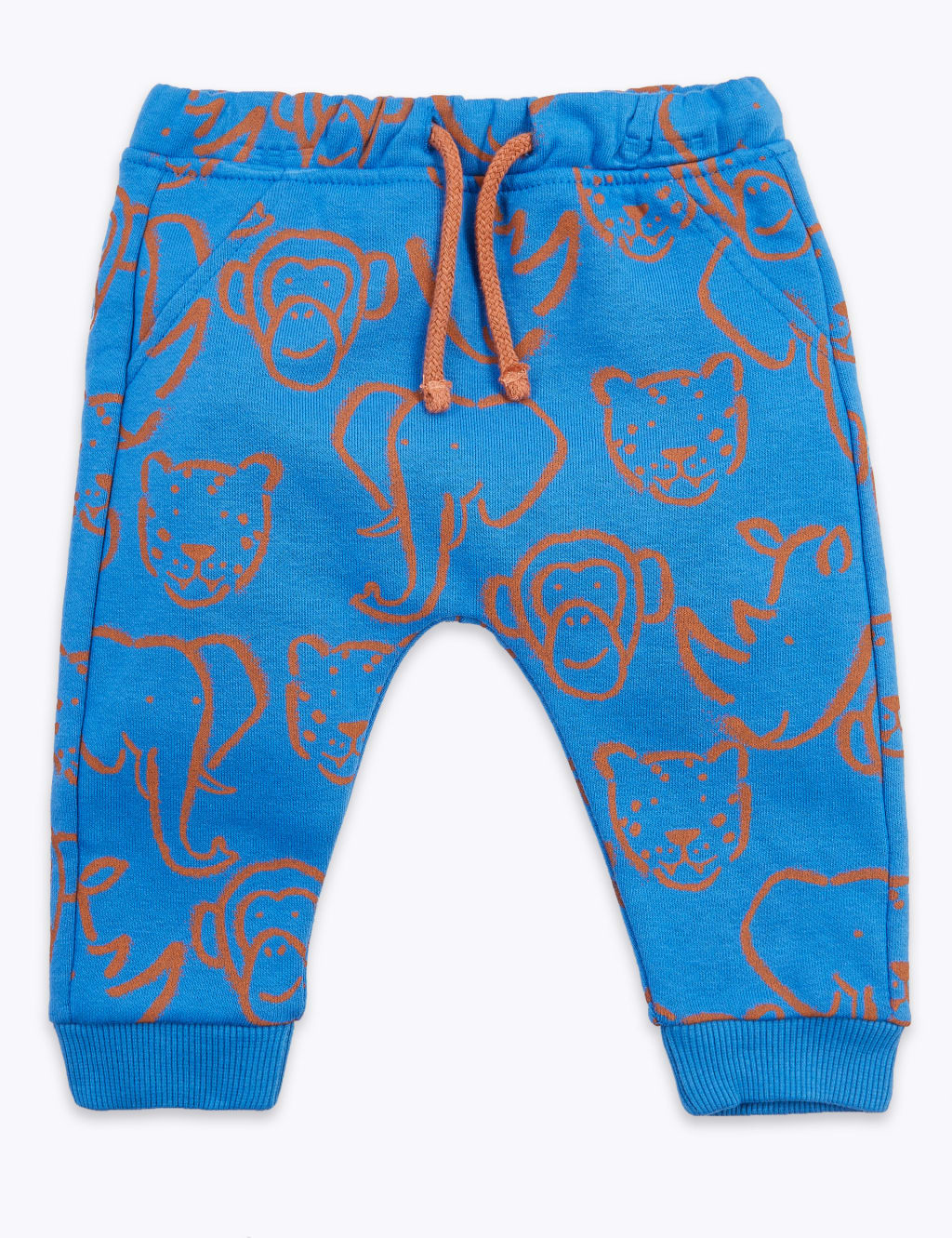 Cotton Rich Animal Print Joggers 1 of 3