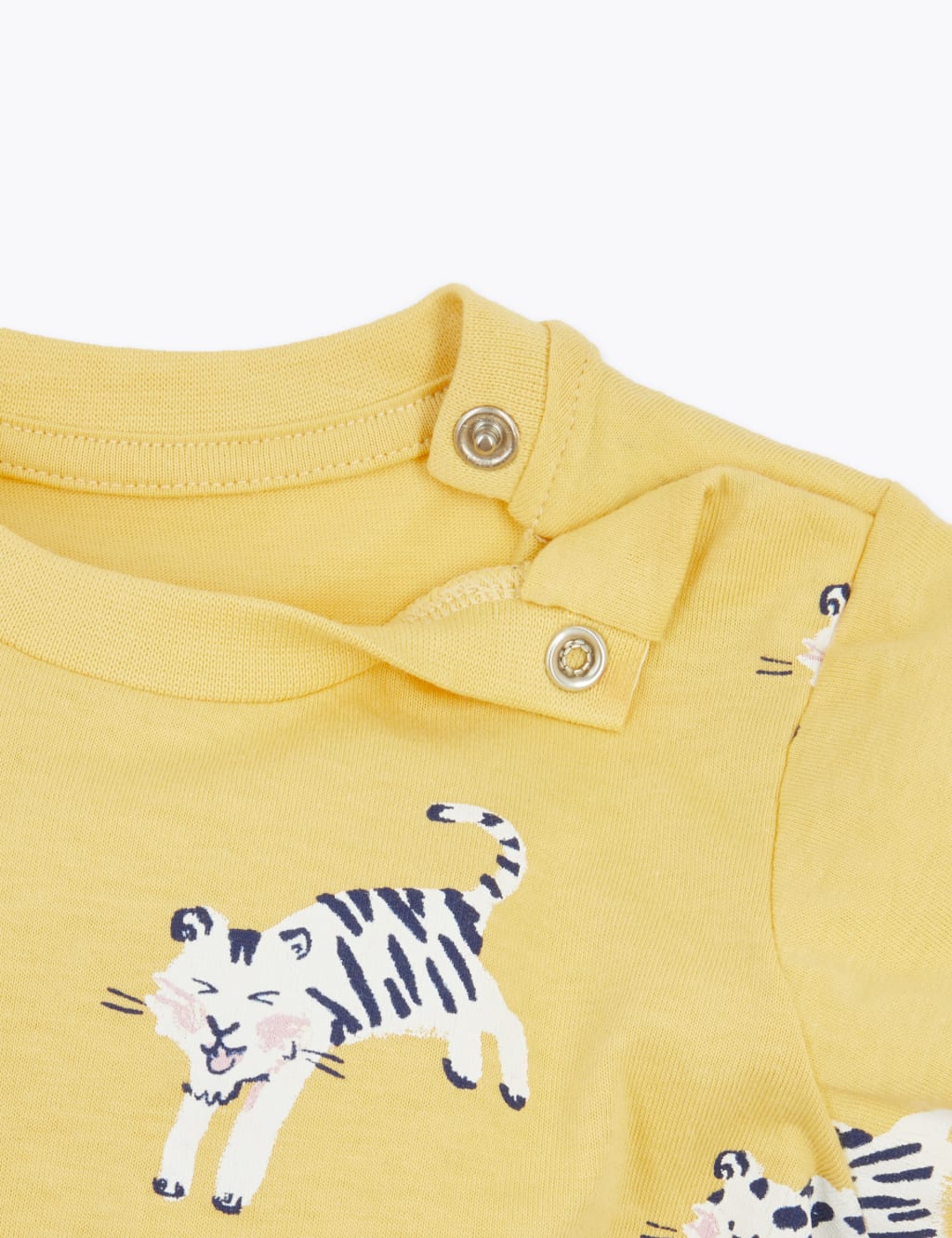 Cotton Wild Cat Print T-Shirt 3 of 3