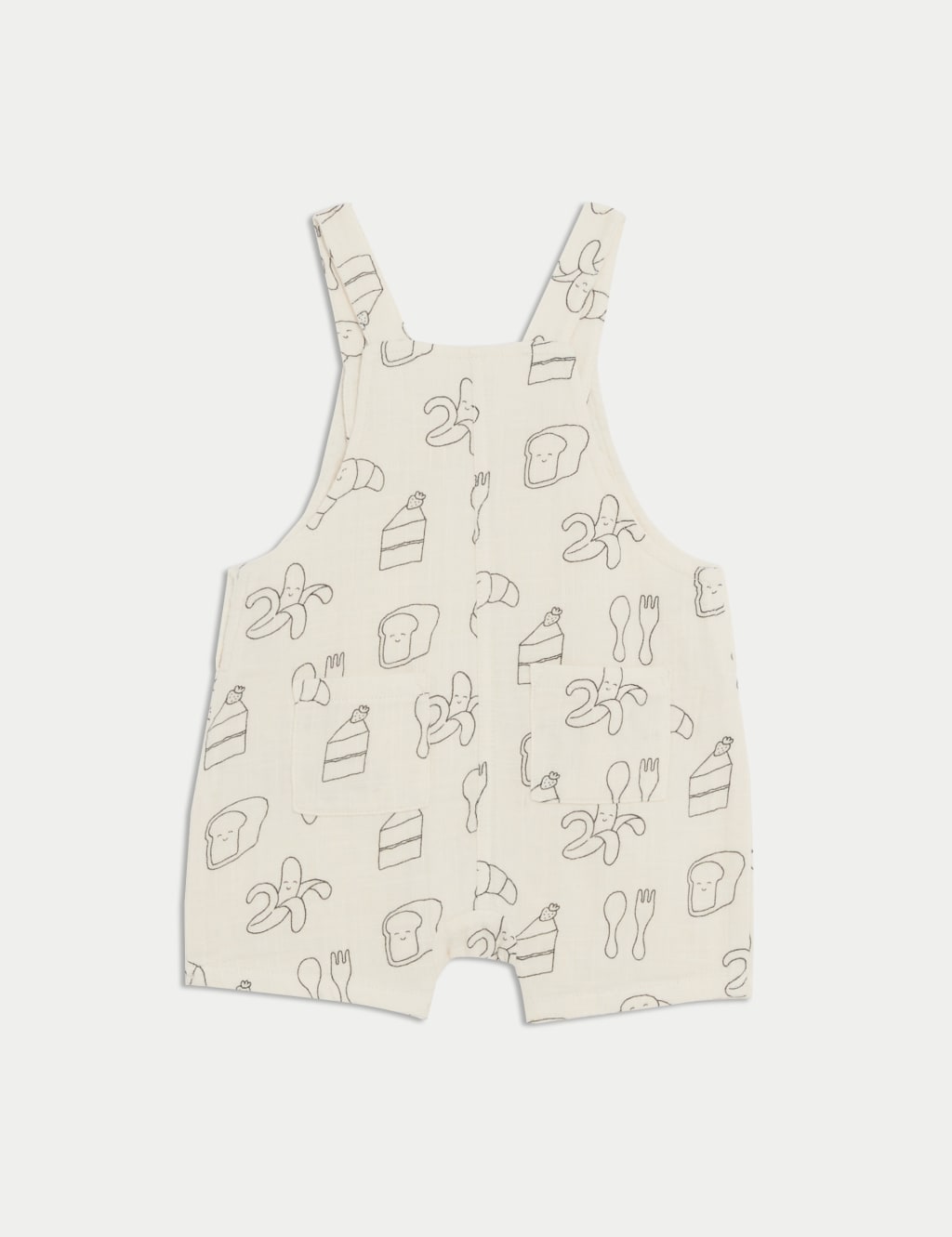 Pure Cotton Food Print Romper (0-3 Yrs) 2 of 3