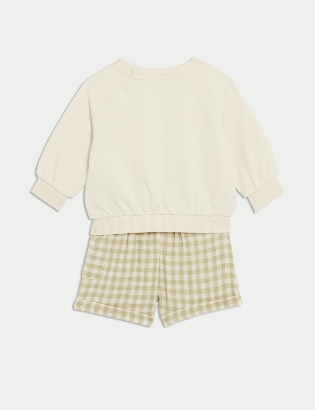 2pc Cotton Rich Babyccino Outfit (0-3 Yrs) 2 of 6