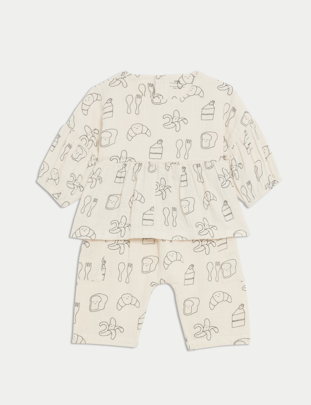 2pc Pure Cotton Print Outfit (0-3 Yrs) 1 of 6