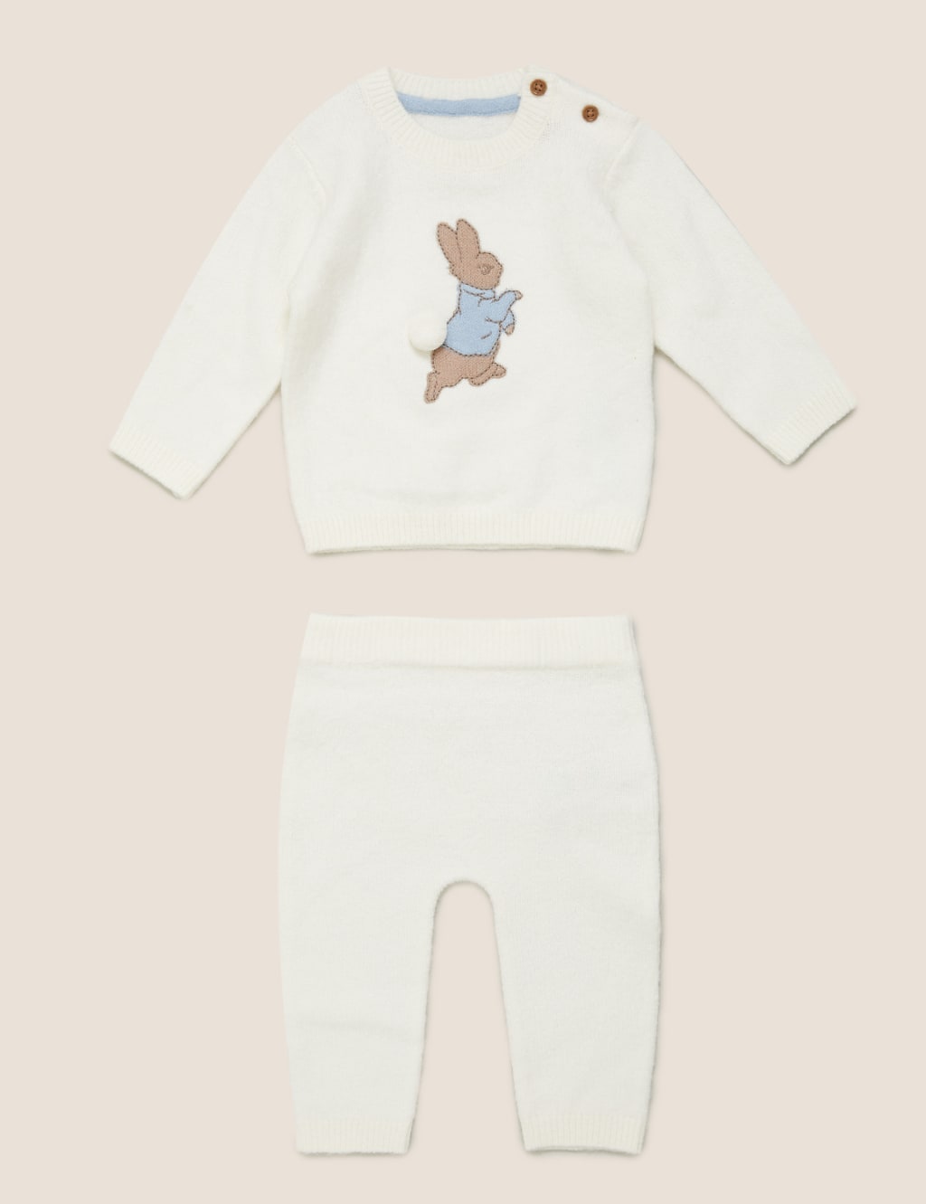 2pc Knitted Peter Rabbit™ Outfit (7lbs - 3 Yrs) 1 of 5
