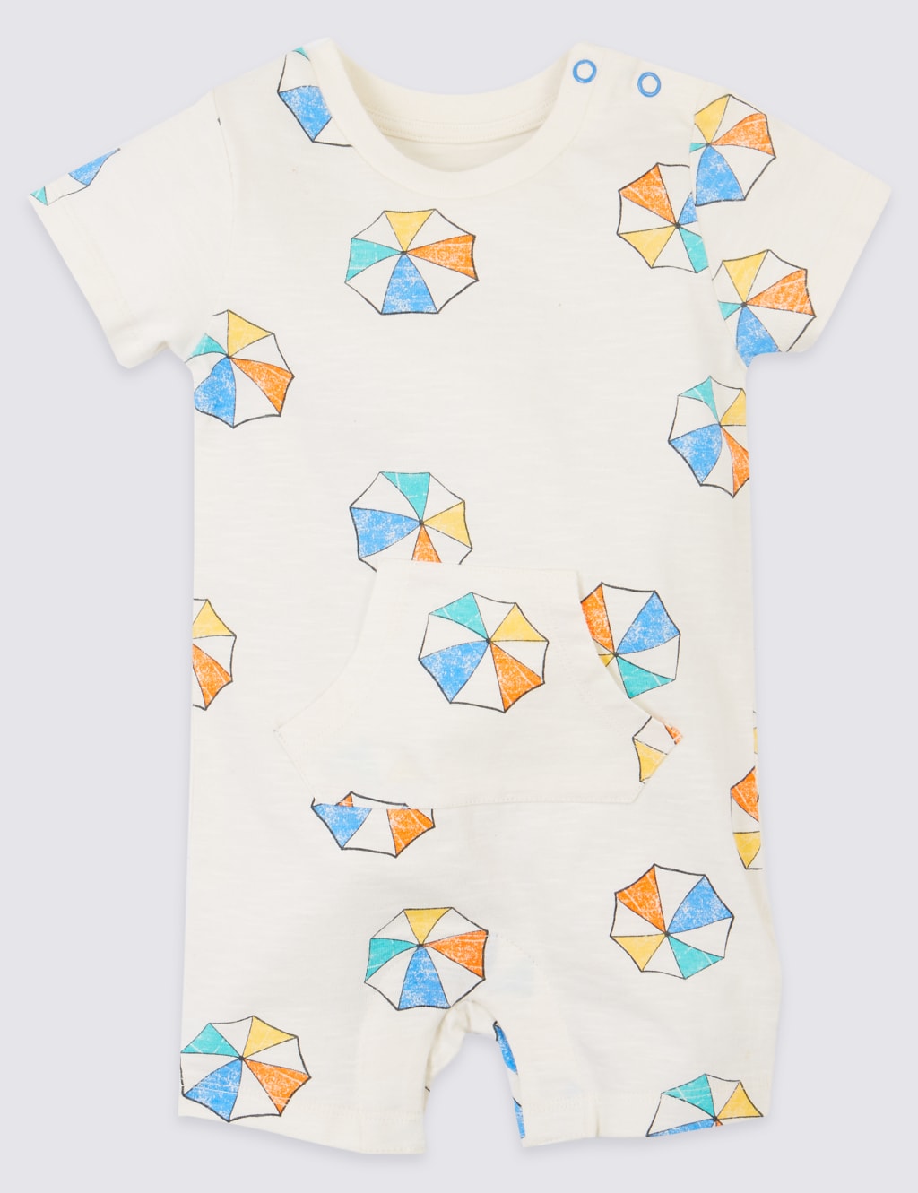 Pure Cotton Parasol Romper 1 of 3