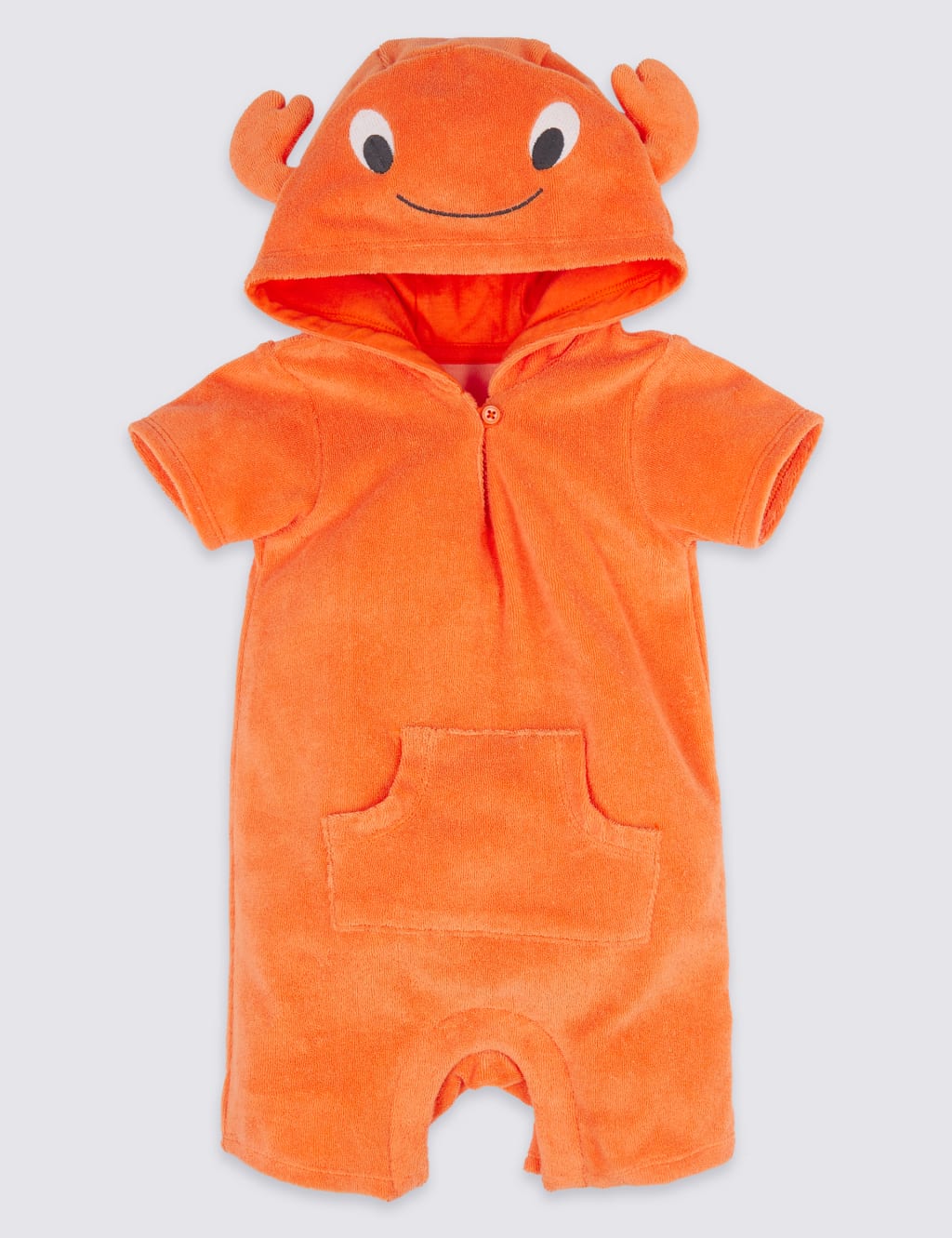Cotton Rich Crab Towelling Romper 1 of 3