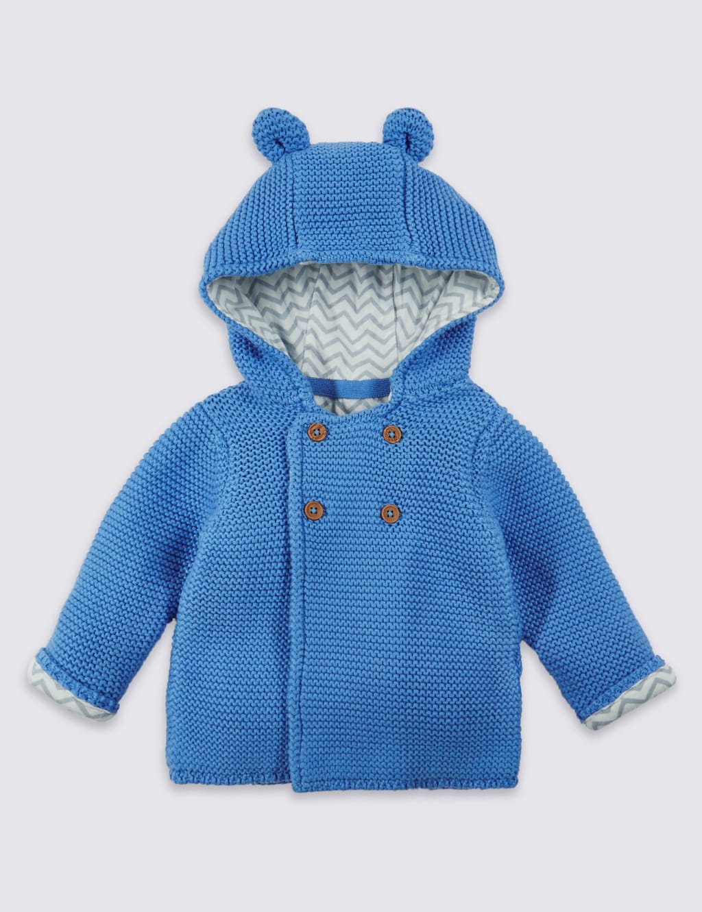 Cotton hooded cardigan sale